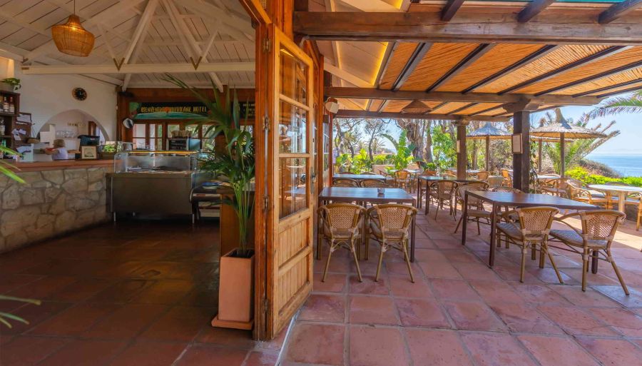 viista interior y exterior chiringuito hotel hurricane 1